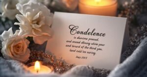 Emotional Condolence Message on Death Ideas for Every Situation
