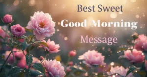 Best Sweet Good Morning Message