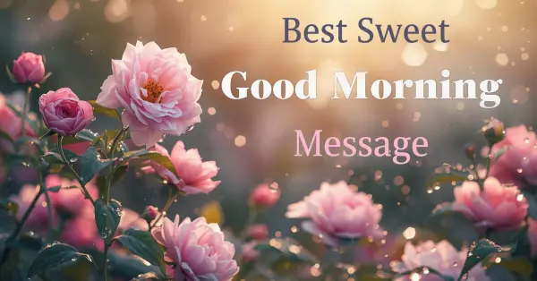 Best Sweet Good Morning Message